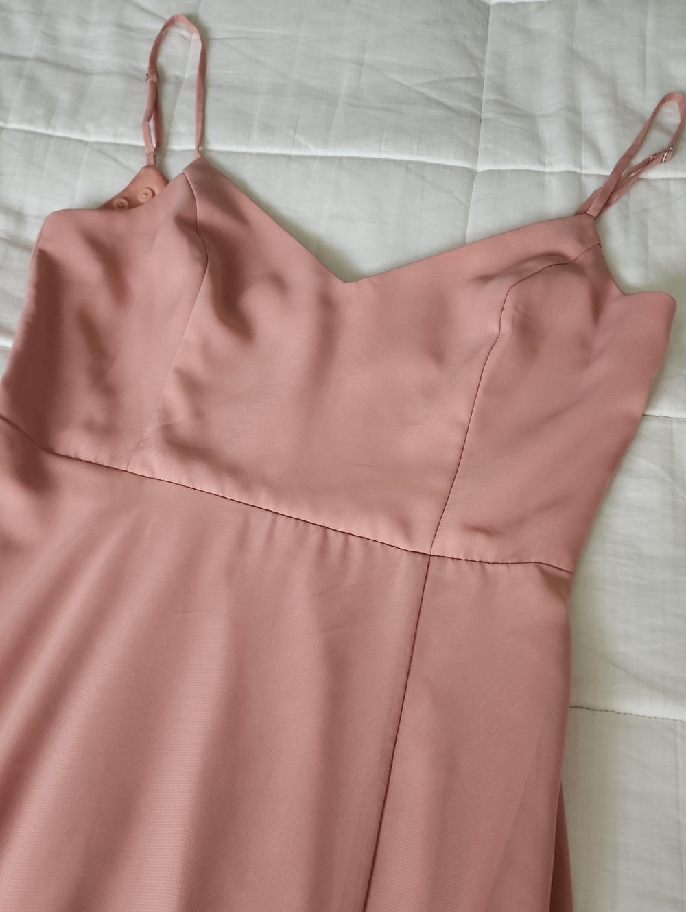 Birdy Grey soft blush pink dress label